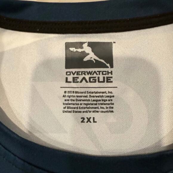 Guangzhou Charge Pro Overwatch League Jersey TShirt Mens 2XL Nav Blue GamingTeam - Picture 5 of 8